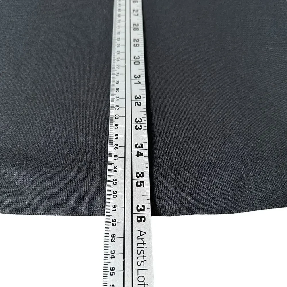 Tory Burch Anthea‎ Wool Dress Women’s Small Black Front Pockets Short Sleeve